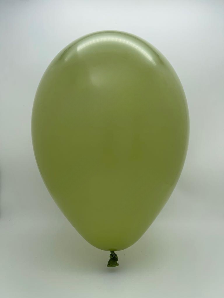 360G Gemar Latex Balloons (Bag of 50) Modelling/Twisting Green Olive ...