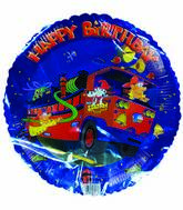 18" Happy Birthday Firetruck on the go
