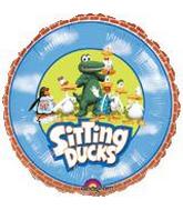 9" Airfill Only Sitting Ducks Balloon