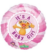 18" Zoe It's A Girl Balloon