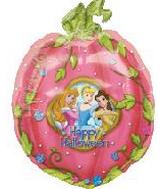 30" Happy Halloween Princesses Pumpkin Balloon