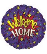 18" Welcome Home CTI Starburst Balloon
