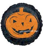 18" Scary Night: All Carved Up Balloon