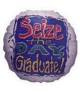4" Airfill Only Balloon SEIZE THE DAY