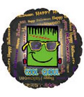 18" Happy Halloween Cool Ghoul Balloon