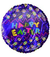 H.E. Pattern Easter Eggs Airfill Balloon