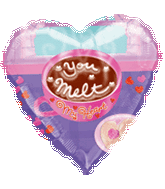 18" You Melt My Heart Balloon