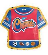 24" Little Champs Jersey Balloon