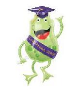 36" Leap Ahead Grad Frog Shape Balloon