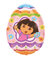 27" Dora Easter Egg Balloon