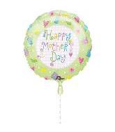 32" Whimsical  Happy Mother's Day Balloon