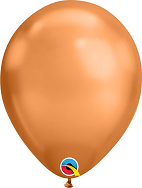 7" Chrome Copper (100 Count) Qualatex Latex Balloons