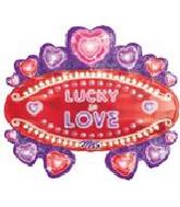 27" Lucky In Love Vegas Style Balloon