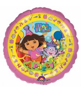 18" Dora the Explorer Una Fiesta Party Foil Balloon
