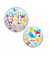 24" Get Well Elements Clear View Balloon