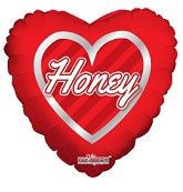 9" Airfill Only Honey Hearts Wreath
