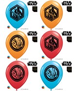 11" Special Assorted (25 Count) Star Wars: The Force Awakens Latex Balloons