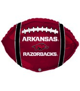 21" Arkansas Razorback Collegiate Football Balloon