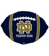21" Notre Dame Fightin' Irish Football Balloon