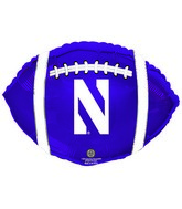 21" Northwestern University Wildcats Collegiate Football Balloon