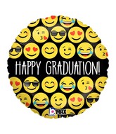 9" Balloon Emoji Graduation