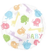 18" Pastel Animal Baby Balloon
