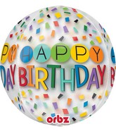16" Happy Birthday Rainbow Balloon