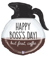26" Clear Shape Boss's Day Coffee Pot