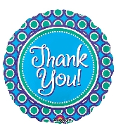 18" Junior Shape Thank You Foil Balloon
