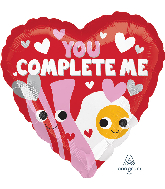 18" You Complete Me Foil Balloon