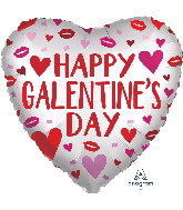 18" Satin Infused Galentine's Day Foil Balloon