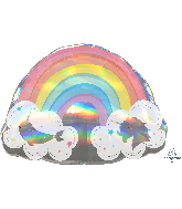28" Magical Rainbow Unicorn/Narwhal Foil Balloons