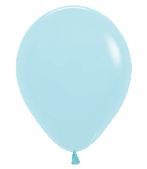 5" Betallatex Pastel Matte Blue Latex Balloons (100 Per Bag)