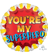 18" You're My Superhero Foil Balloon