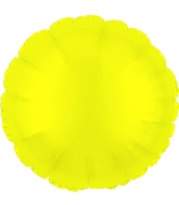 18" CTI Brand Yellow Circle Balloon