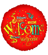 18" Welcome Repeat  Red Balloon