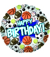18 " Happy Birthday Sports CTI Balloon