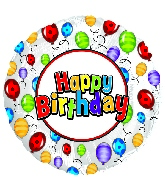 18" Happy Birthday Balloon Release