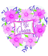 18" Mis Quince Floral Balloon (Spanish)