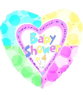 18" Baby Shower Quadrants Balloon