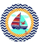 18" Ahoy Matey Foil Balloon