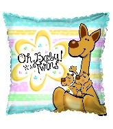 18" Oh Baby! It's Twins Foil Balloon