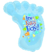 30" It's a Baby Boy Foot