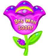 32" Get Well Soon Flower Balloon