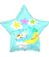 17" Hey Diddle Diddle Boy Foil Balloon
