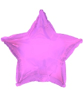 9" Airfill Only CTI Pink Star Balloon