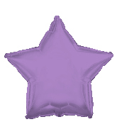 4.5" Airfill Only CTI Lavender Star Balloon