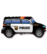 33" Police Car Foil Balloon