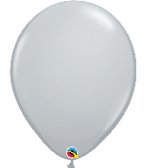 16" Qualatex Gray Latex Balloons