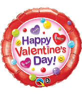 18" Valentine Candy Gumballs Ballon